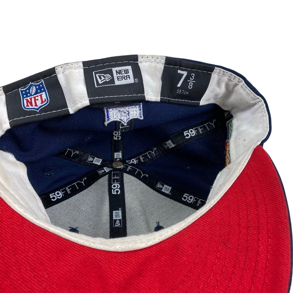 New‎ Era 59FIFTY New England Patriots Pro Bowl Fitted Hat 7 3/8 58.7 Cm NFL - Picture 6 of 6